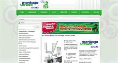 Desktop Screenshot of montage-service-direkt.de