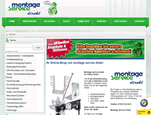 Tablet Screenshot of montage-service-direkt.de